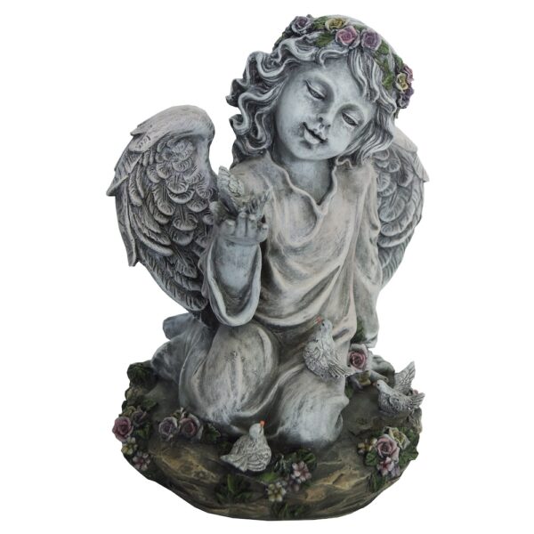Angel with Bird Statue