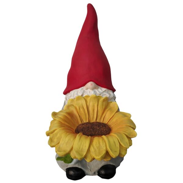 Sunflower Gnome Statue
