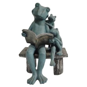 Frog Storytime Statue