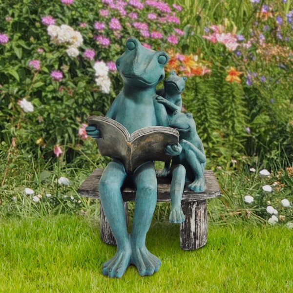 Frog Storytime Statue - Image 2