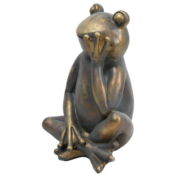 Pondering Frog Statue - Image 6