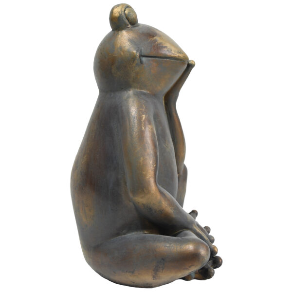 Pondering Frog Statue - Image 4