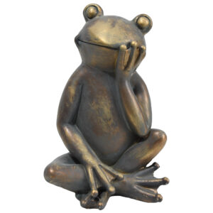 Pondering Frog Statue
