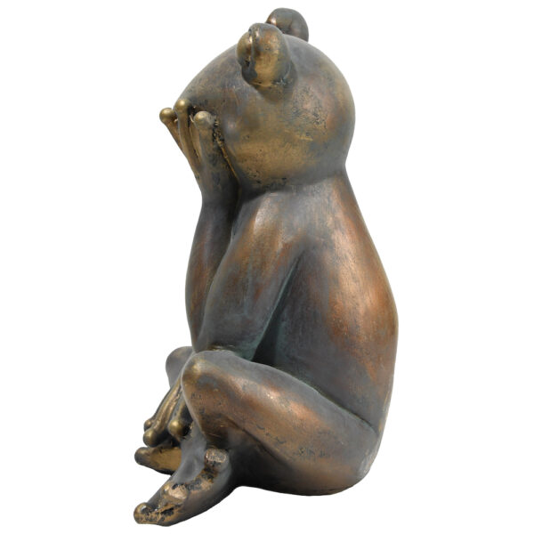 Pondering Frog Statue - Image 3