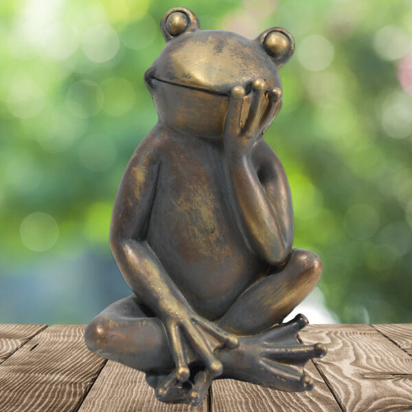 Pondering Frog Statue - Image 2