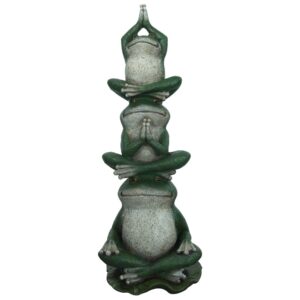 Zen Frog Trio Statue