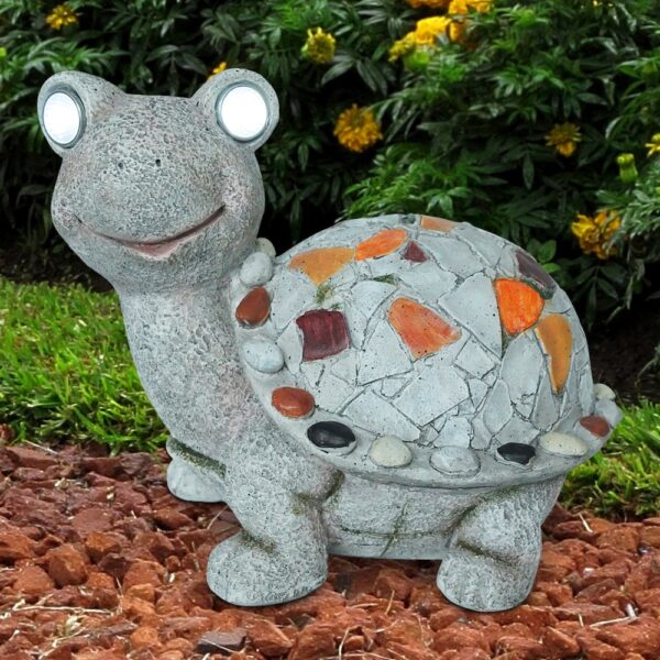 Mosaic Turtle Statue - Image 2