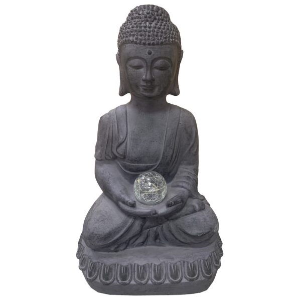 Buddha with Orb Statue - Image 2