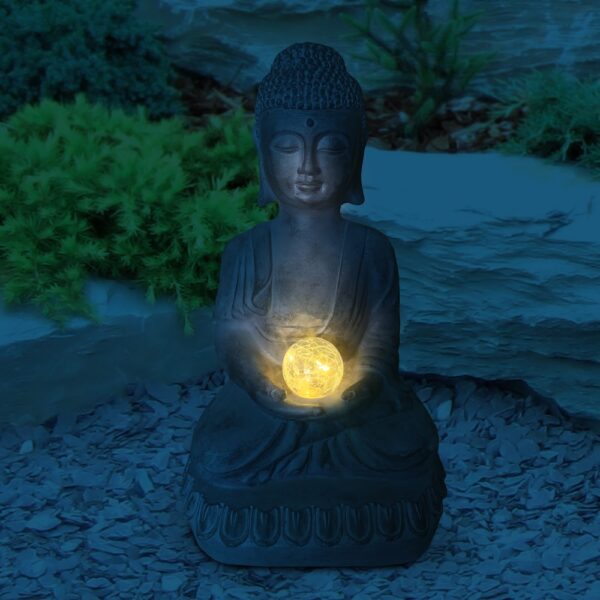 Buddha with Orb Statue - Image 5