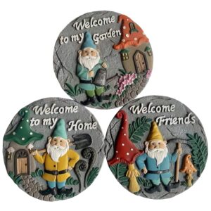 Gnome Themed Stepping Stone Set
