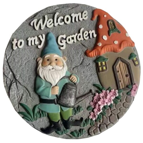 Gnome Themed Stepping Stone Set - Image 4
