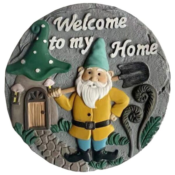 Gnome Themed Stepping Stone Set - Image 3
