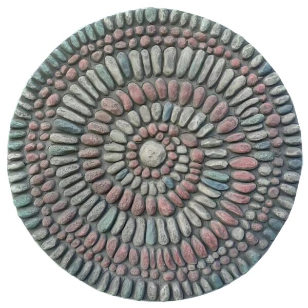 Mosaic Pebble Stepping Stone