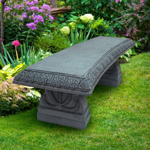 Serra Bench, Dark Cement - Image 2