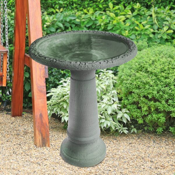 Serra Birdbath, Grey - Image 2
