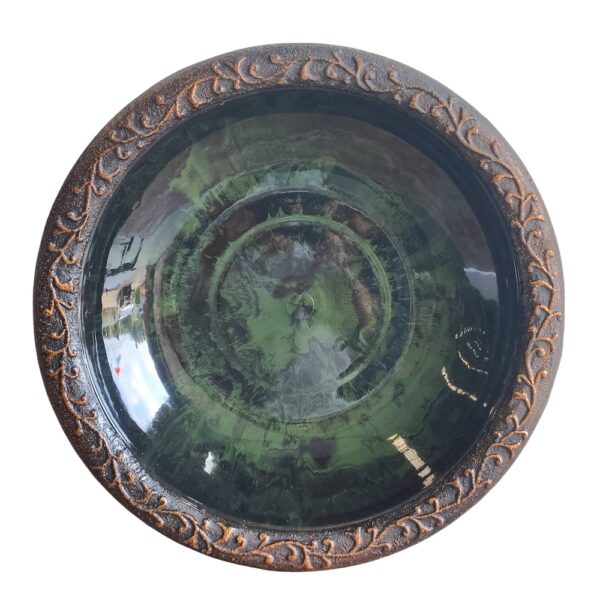 Serra Birdbath, Green - Image 4