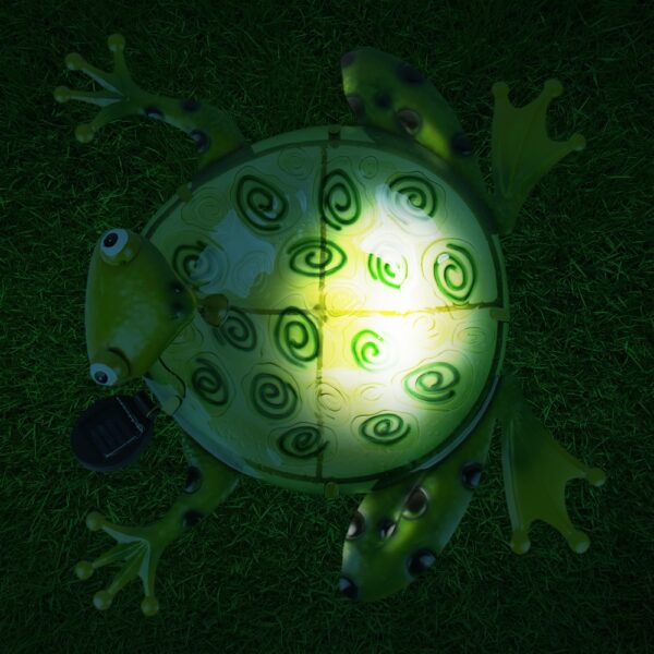 Frog Glass Birdbath - Image 4