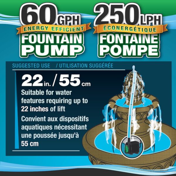 60 GPH Fountain Pump - Image 2