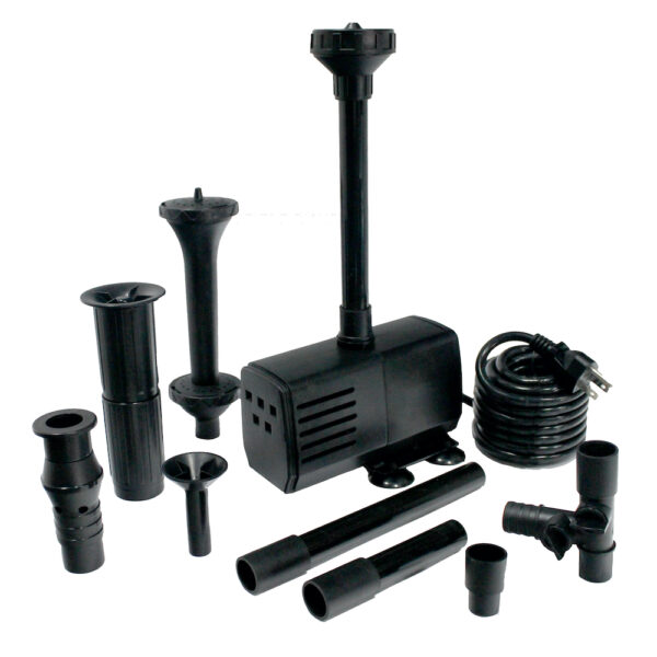 500 GPH Pond Pump with Nozzles