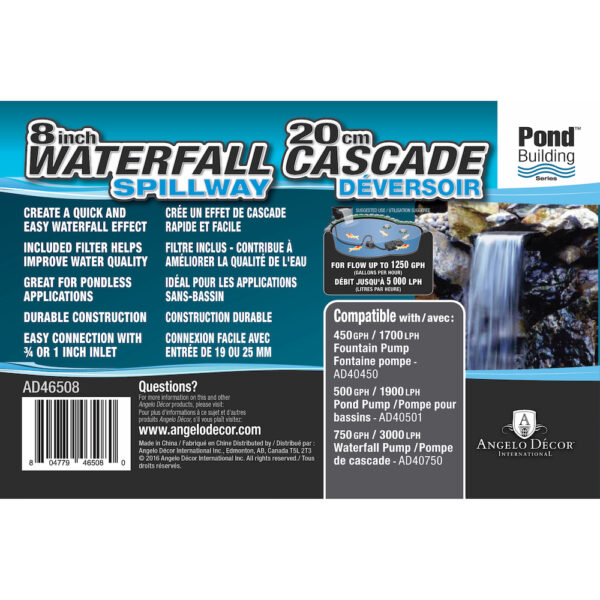 8-inch Waterfall Weir - Image 2