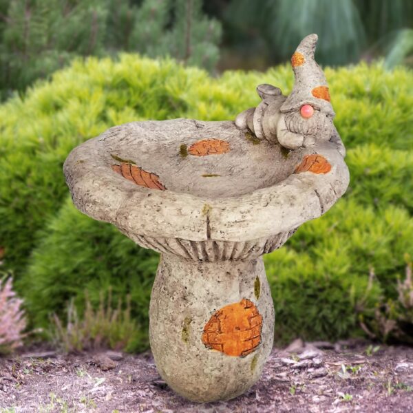 Broc Gnome Birdbath - Image 2