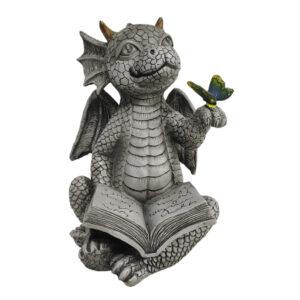 Kaida Dragon with Butterfly Statue