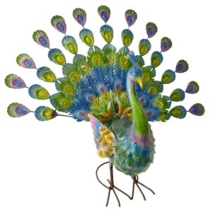 30-inch Peacock Statue
