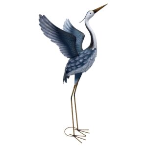 42-inch Standing Heron Statue