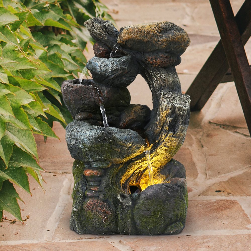 Stone Branch Fountain - Angelo Décor International Inc.